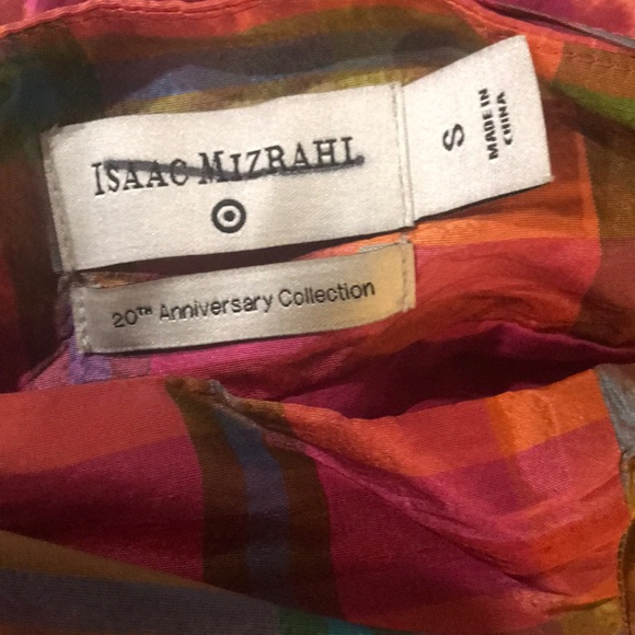 Isaac Mizrahi for Target Plaid Silk Party Dress M - Picture 8 of 8